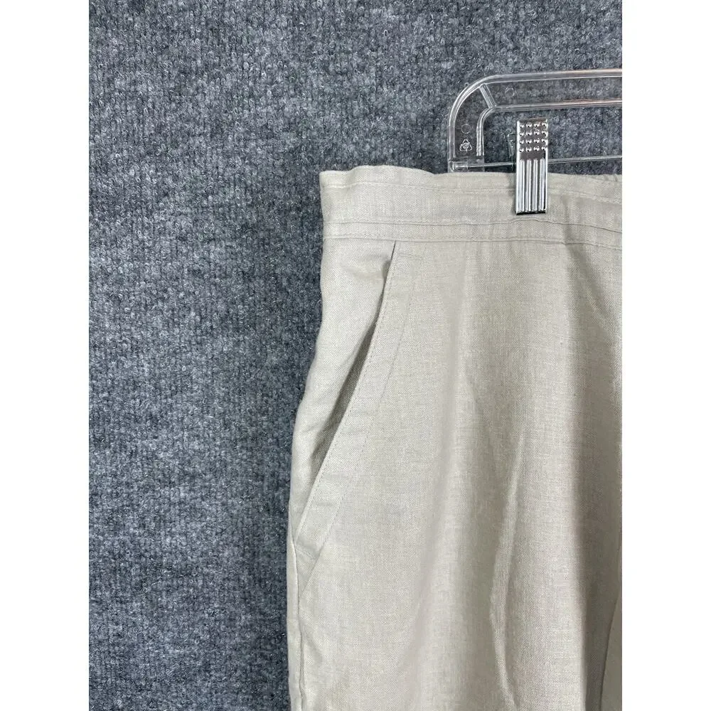 Men's Havanera Classic-Fit Linen-Blend Drawstring Pants in Stone/Natural, XL/TG‎